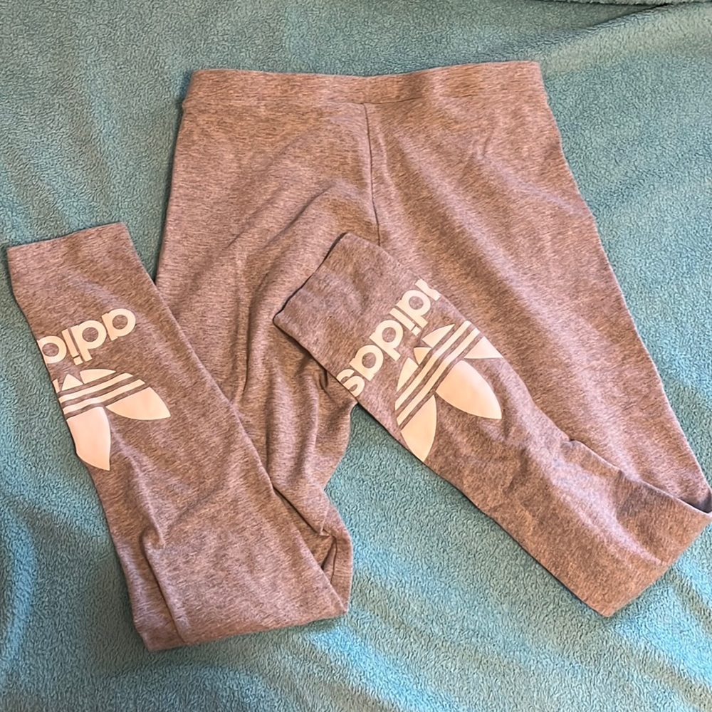 Size small gray adidas leggings